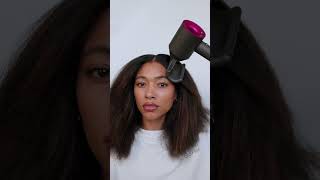 Dyson Suspersonic blowout on natural hair