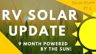 Tesla RV Solar System Update - 9 months of fully powered by the sun!