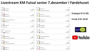 KM Futsal Senior direkte frå Førdehuset 7. desember 2024