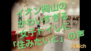 【音声解説】イオン岡山のかわいすぎる女子トイレに「住みたい」の声