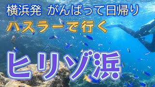 南伊豆の秘境 ヒリゾ浜でシュノーケリング  2023年9月 ハスラー長距離ドライブVLOG