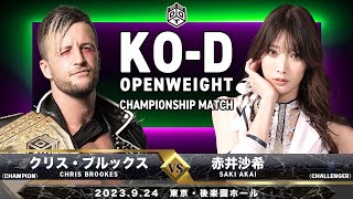 Chris Brookes vs Saki Akai - DDT Who's Gonna Top? 2023 // Highlight MV