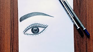 Drawing How to Draw a Female Eye || Drawing Tutorial || Eye drawing