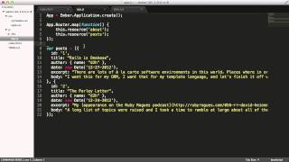 Building an Ember.js Application