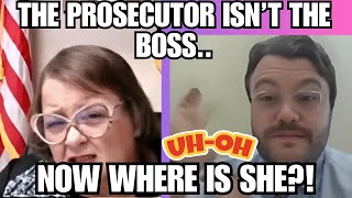 JUDGE WEBSTER GOES OFF ON PROSECUTOR JILL GILLETE NO SHOW!! SHE IS PISSED!!