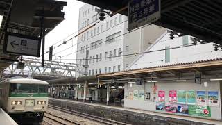 185系甲府駅入線