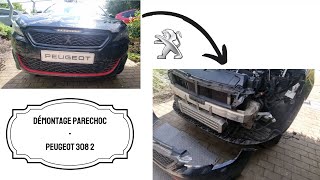 Démontage du parechoc - Peugeot 308 2