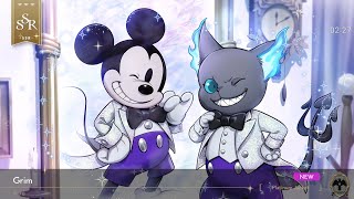 【ツイステ】twstEN Disney 100 Grim SSR movie 英語版ツイステグリム[プラチナジャケット]確定演出\u0026英語版グロリアスマスカレード　オープニング