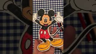 Paper Mickey Mouse Craft Idea  🎃 Halloween DIY Craft #Shorts #tiktok