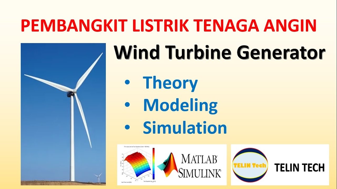 Pembangkit Litrik Tenaga Angin | Wind Turbine Generator Theory ...