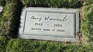 Singer Harry Womack Actor Hugh O'Brian Graves Forest Lawn Cemetery Glendale LA CA USA Dec 21, 2020