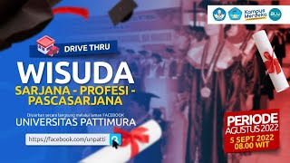 Drive Thru Wisuda Periode Agustus 2022