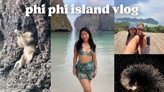 VLOG: Two days in PHI PHI ISLAND (Maya bay, Monkey Beach, Fire show, Muay Thai Bar)