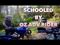 How I improved my off-road riding skills // Schooled by Oz ADV Rider!!!