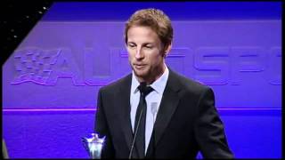 Jenson Button's interview at Autosport Awards 2011