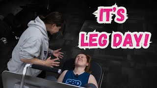 Strongwoman Suffers Bodybuilding Leg Day!