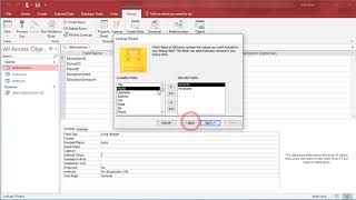 Access - Using the Query Wizard