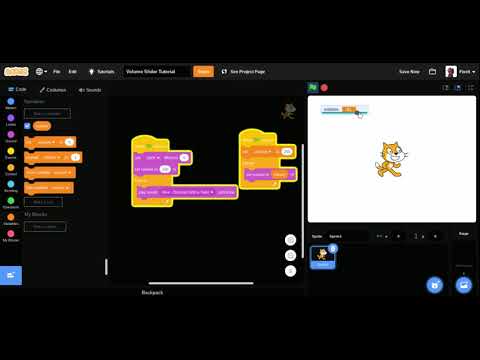 How To Make A SIMPLE Volume Slider In Scratch (works With Custom Sounds ...