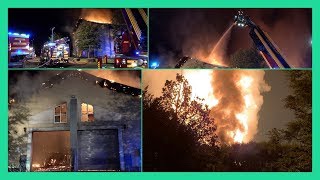 🔥🔥 GROSSE DETONATION 🔥🔥 + Großbrand in Biogasanlage + [Großeinsatz der Feuerwehren 🚒🚒] - [E]