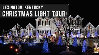 The Best Christmas Light Houses in Lexington KY | A Holiday Sightseeing Drive to Get in the Spirit!