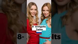 Top 10 Most Beautiful Twins Girls in the World😍#youtube #shorts #beautiful #twins #TopWorldThings01