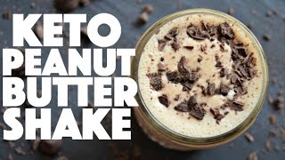 Keto Chocolate Peanut Butter Protein Shake - Healthy Recipe Channel