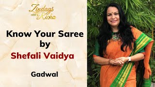 Gadwal Saree - 9 Days 9 Weaves by Shefali Vaidya - #Zindagi_With_Richa