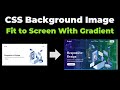 How to Fix Background Image Size in CSS #htmlcss #coding #webdevelopment