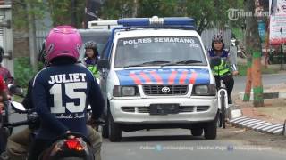 Satlantas Polres Semarang Patroli Bersepeda Temukan 60 Titik Jalan Berlubang