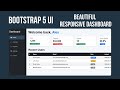 Learn Bootstrap 5: Design a Beautiful Responsive Dashboard