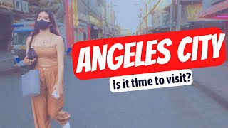 Is it a good time to VISIT Angeles City Philippines? ASMR Walking tour Travel vlog 4k