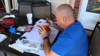 Charlie Brown and Snoopy Pumpkin Carving Timelapse 2014