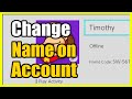 How to Change your Name on your Account Page for Nintendo Switch (Easy Tutorial)