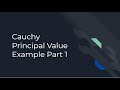 Cauchy Principal Value Example Part 1