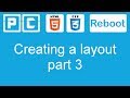 HTML5 and CSS3 beginners tutorial 36 - creating a website layout [part 3]