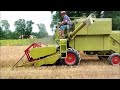 Claas Compact 25-sklizeň jarního ječmene(gerste)