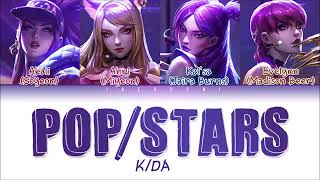 K/DA - POP/STARS (Madison Beer, (G)I-DLE, Jaira Burns) | Lyric - League of Legends