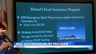 Hawaii Relief Program supports families affected by shutdown amid SNAP benefits suspension