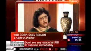 Interview of SBI Chairman, Mrs. Arundhati Bhattacharya with ET Now