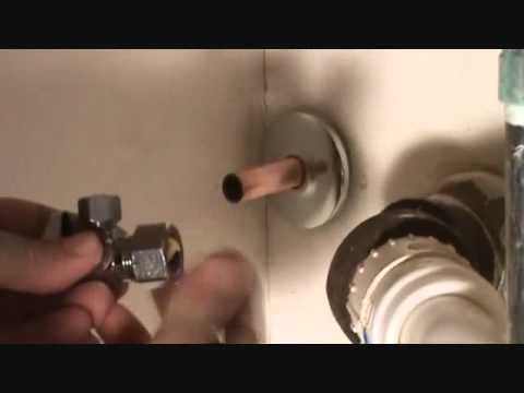 How to install a compression fitting gate valve How to install a compression fitting gate valve
