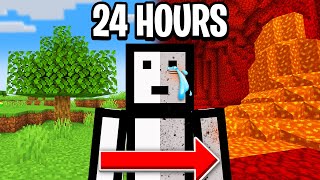 Playing Minecraft Hardcore for 24 HOURS Straight! [FULL MOVIE]