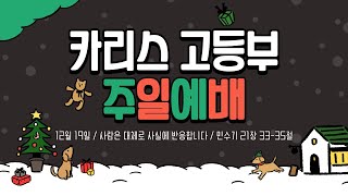 (카리스 고등부 예배) 12월 19일ㅣ사람들은 대체로 사실에 반응합니다ㅣ민수기 21장 33-35절