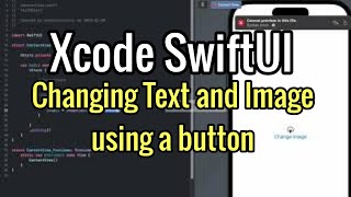 SwiftUI Xcode IOS | How to change Text and Image displays using a button