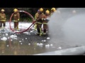 tawa u0026 newlands fire brigades training on a simulated gas leak fire