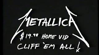 Metallica Cliff em all 1987
