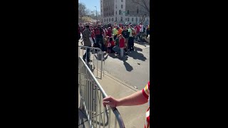 Video: CPR performed on shooting victim at Kansas City Chiefs Super Bowl rally following parade
