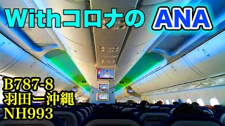 【ANA沖縄】ウィズ・コロナのフライトってどうなの？NH993便 B787-8 羽田~那覇