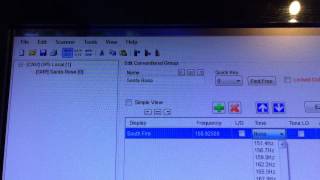 Programming Uniden scanners using Freescan software