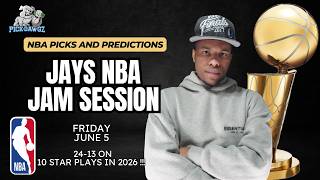 Friday NBA Picks 6/4/26 | Jay's NBA Jam Session Finals Edition !!!!