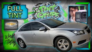 🔴  Cruze Window Tint | How to Tint Car Windows | IRL GoPro 8 Live Stream OBS